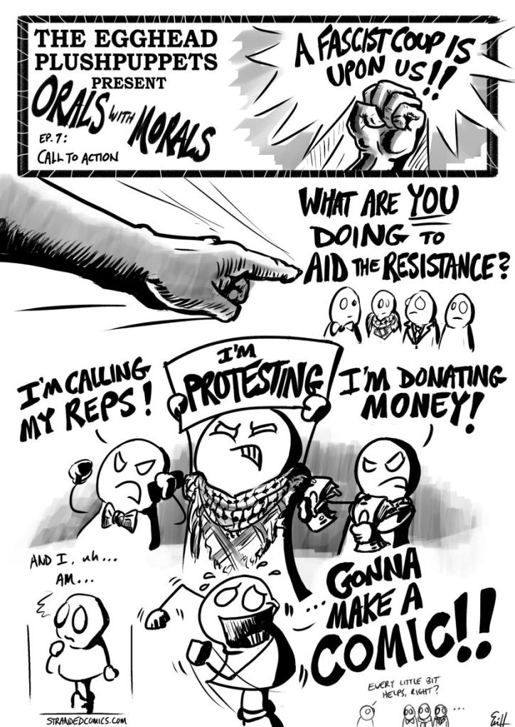 Egghead Plushpuppets, episode 7: Call to Action
